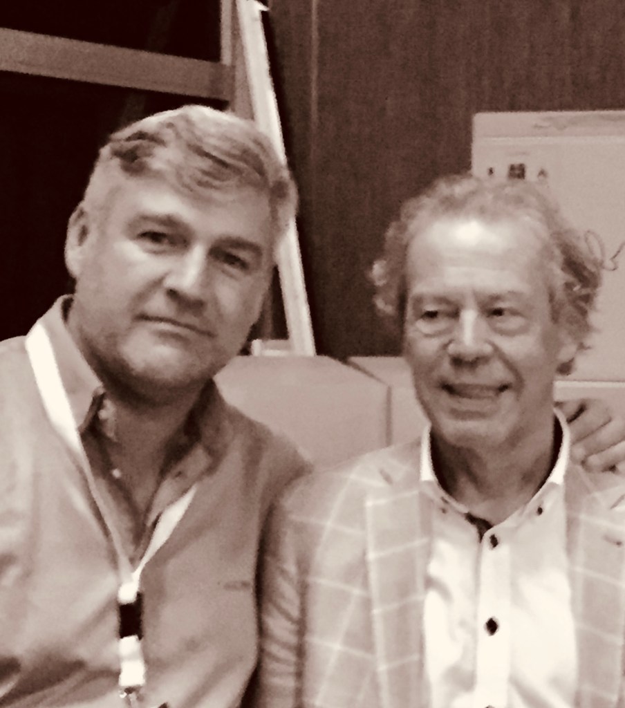 Con el maestro Cober durante el WMC de Kerkrade en 2017